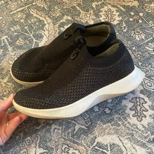 Allbirds Black and White Knit Athletic Shoes